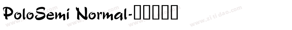 PoloSemi Normal字体转换
